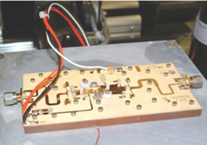 DUT in fixture with external TC DUT in fixture with external TC